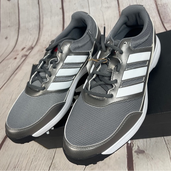 ADIDAS NEW Tech Response 2.0 EE9123 men’s silver grey white golf shoes size 10.5 - Picture 10 of 11